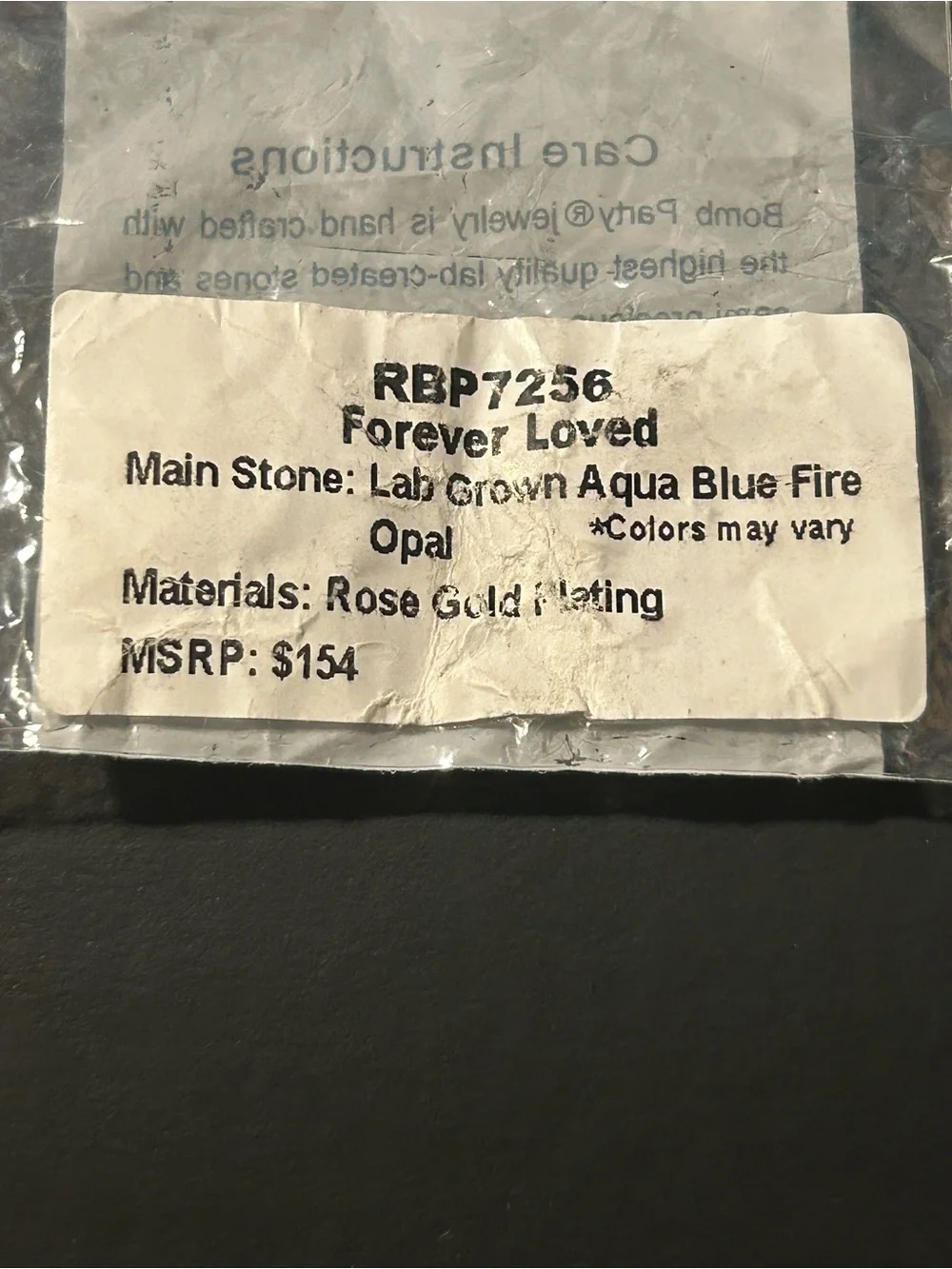 Forever Loved: Aqua Blue Fire Opal on Rose Gold plus a ✨FREEBIE 💍 ✨ - Picture 4 of 7